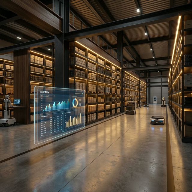 Модерен високотехнологичен склад управляван от BillBG Cloud ERP